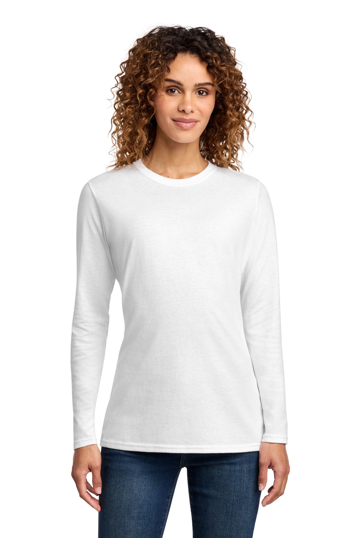 Port & Company Women's Long Sleeve Core Cotton Tee (LPC54LS)