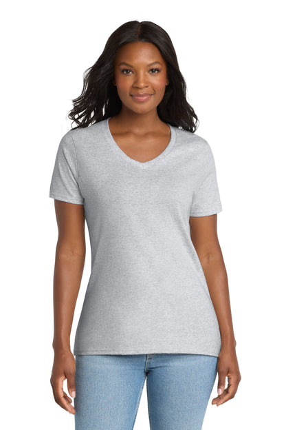 Port & Company Women's Core Cotton V-Neck Tee (LPC54V)