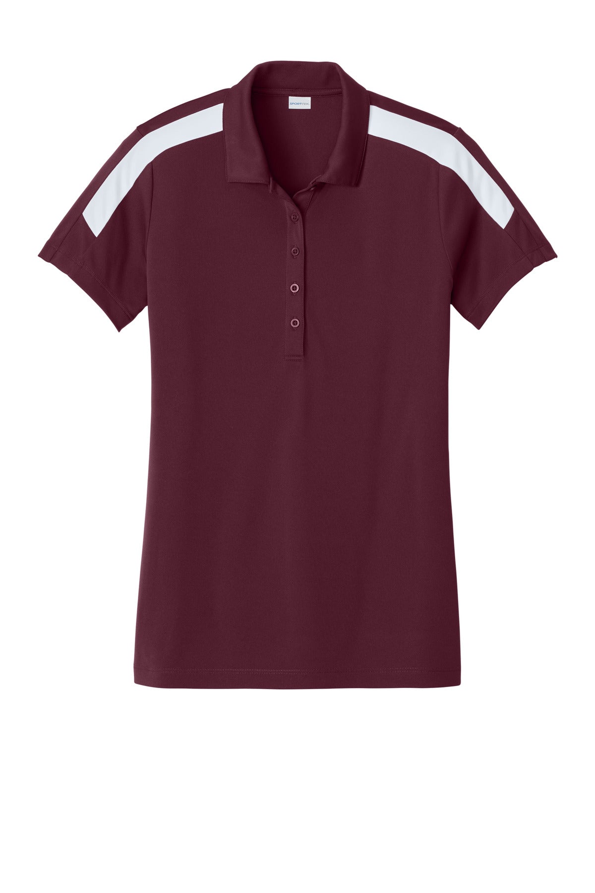 Maroon/ White