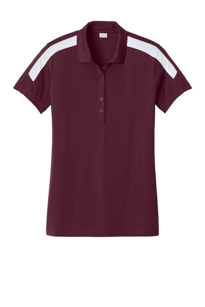 Maroon/ White