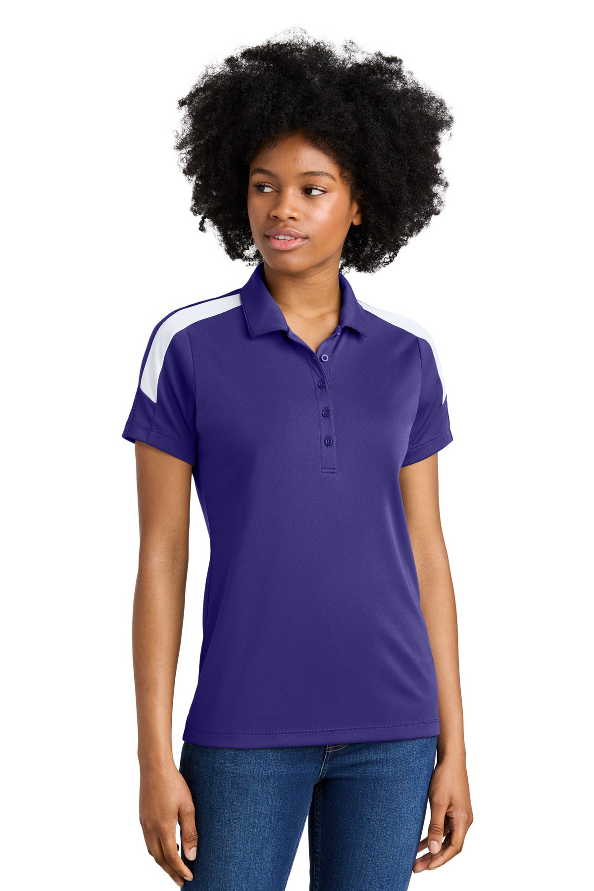 Purple/ White