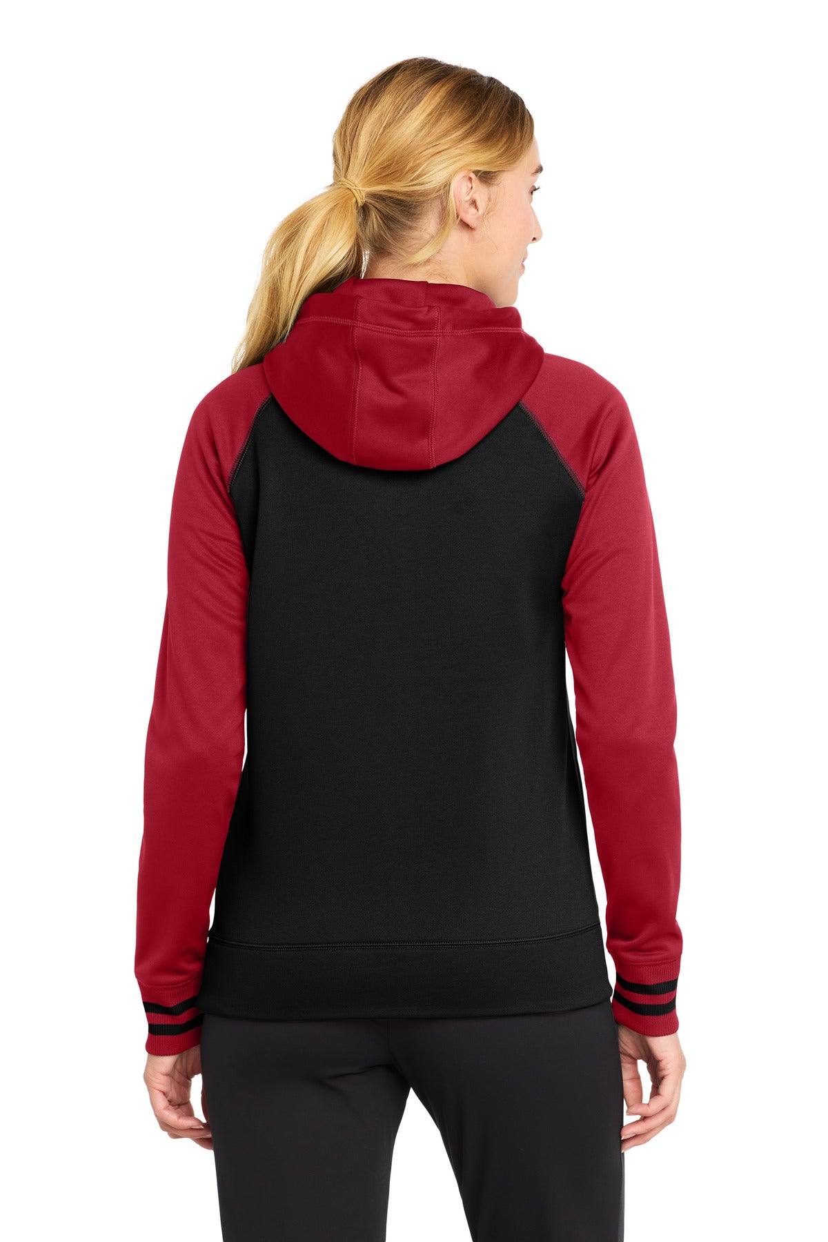 Black/ Deep Red