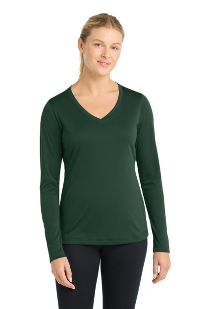 Sport-Tek Women's Long Sleeve PosiCharge Competitor™ V-Neck Tee (LST353LS)