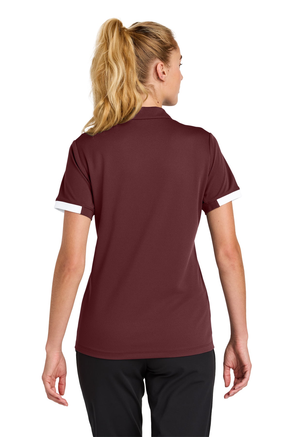 Maroon/ White