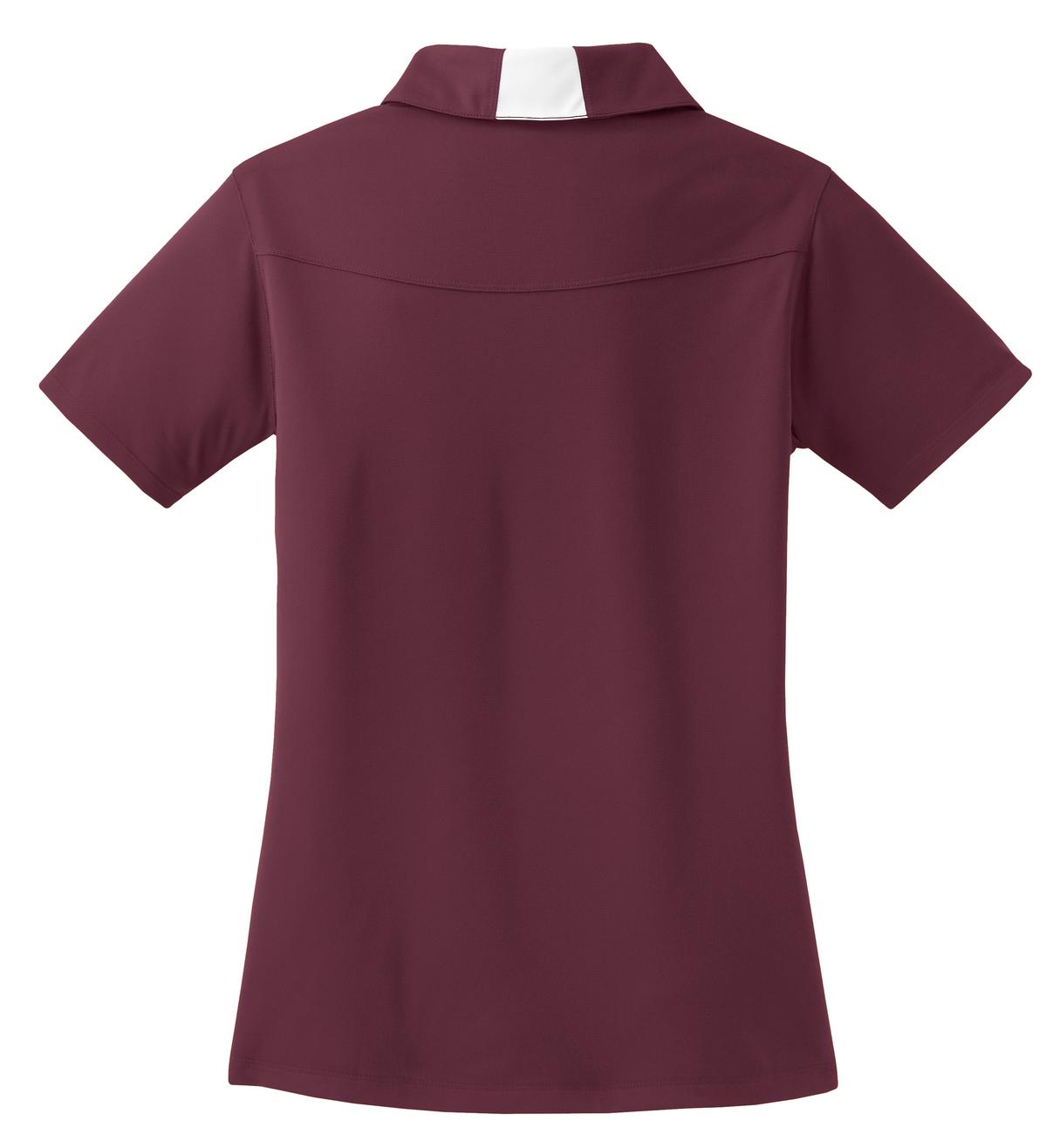 Maroon/ White