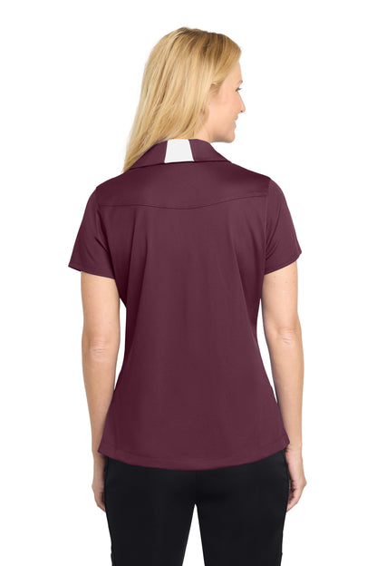 Maroon/ White