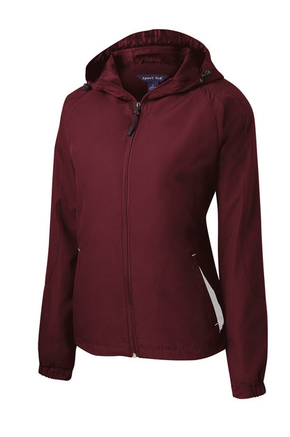 Maroon/ White