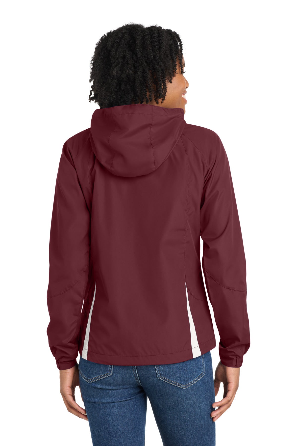 Maroon/ White