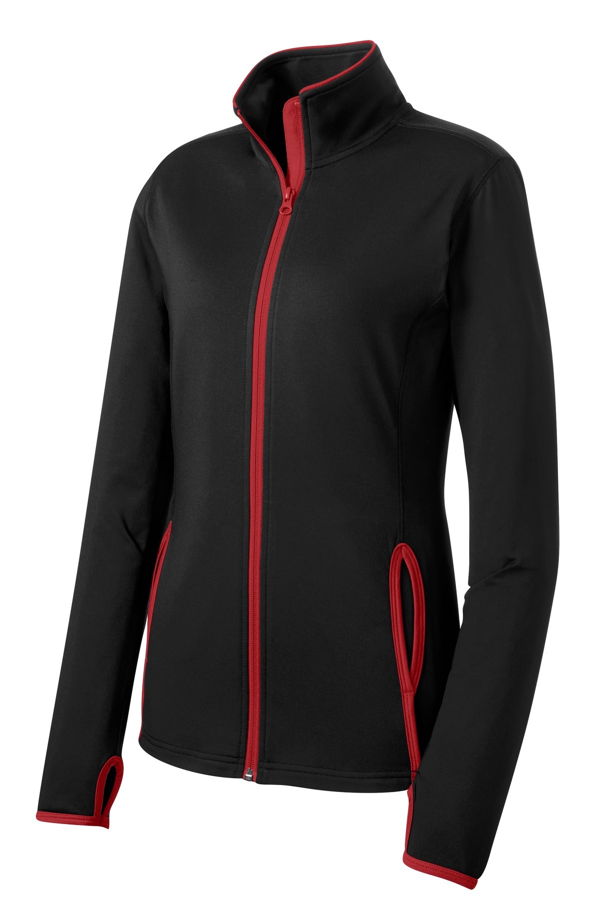 Black/ True Red