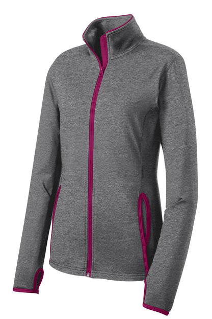 Charcoal Grey Heather/ Pink Rush