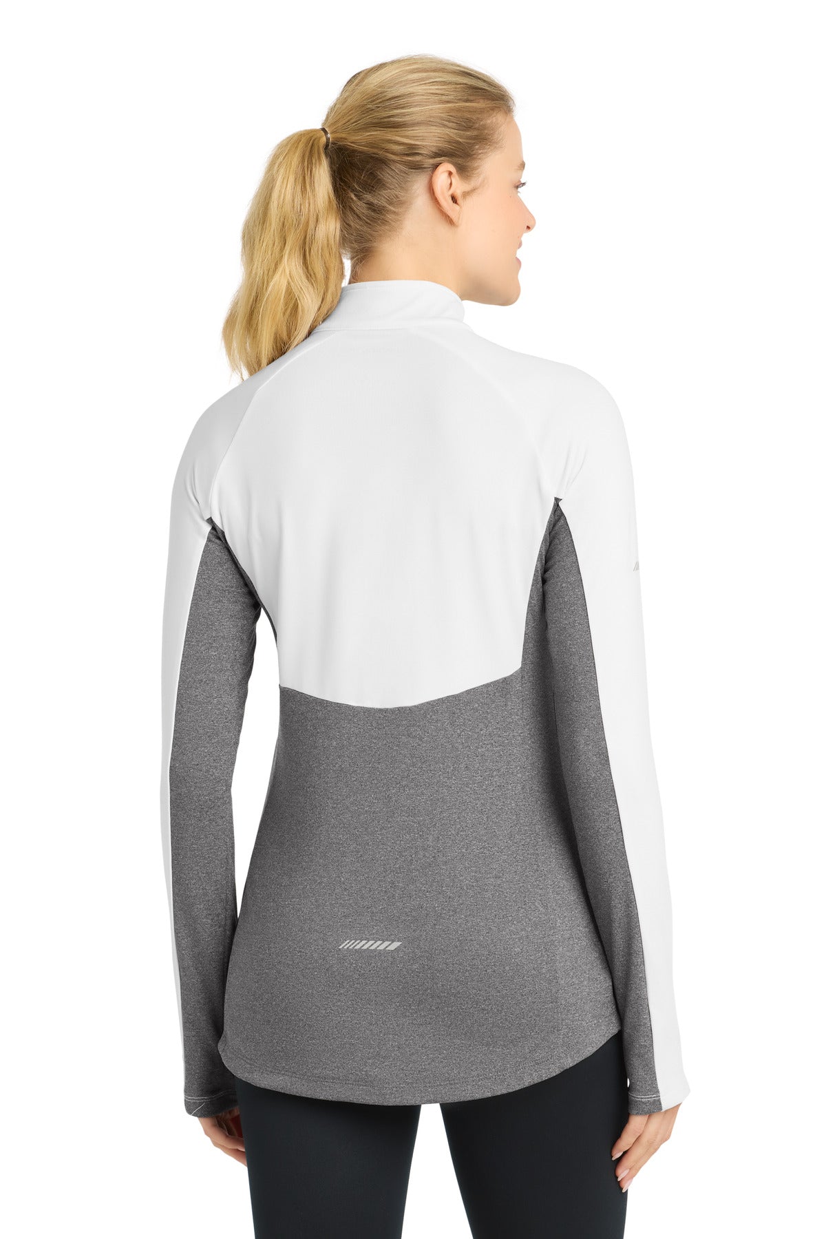White/ Charcoal Grey Heather