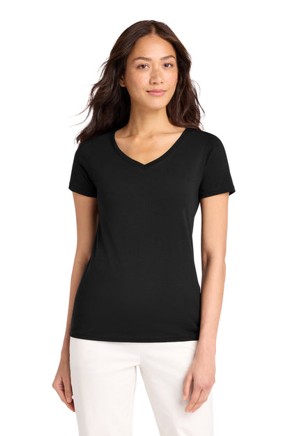 Camiseta de cuello en V para mujer Daily de Volunteer Knitwear™ (LVL45V)