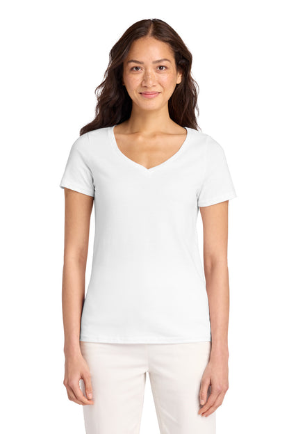 Camiseta de cuello en V para mujer Daily de Volunteer Knitwear™ (LVL45V)