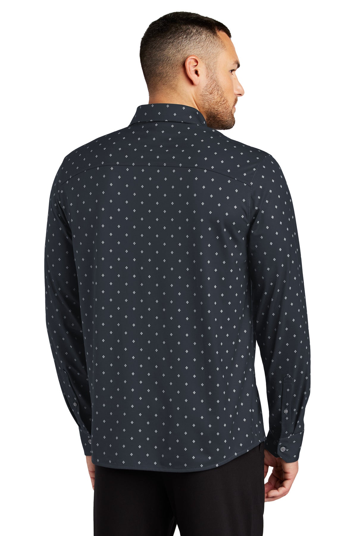 Navy Geo Diamond