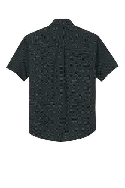 Deep Black Triangle Print