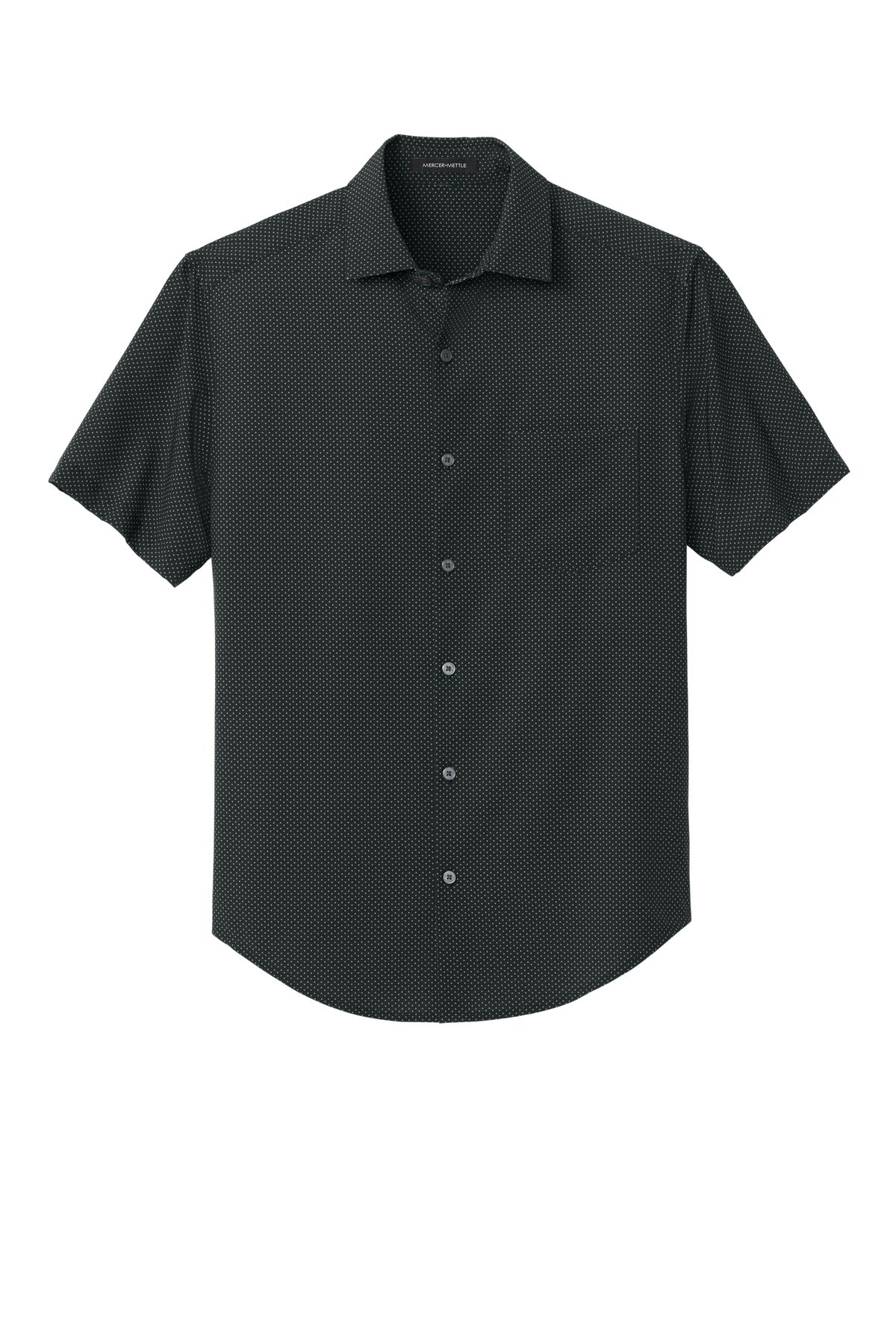 Deep Black Triangle Print