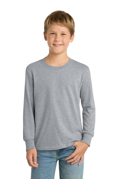 Port & Company Youth Long Sleeve Core Cotton Tee (PC54YLS)