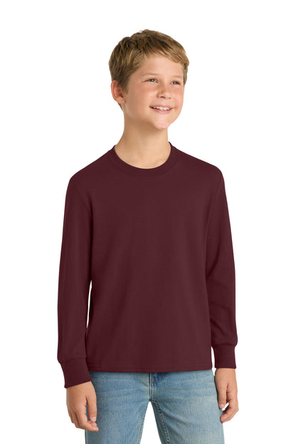 Port & Company Youth Long Sleeve Core Cotton Tee (PC54YLS)