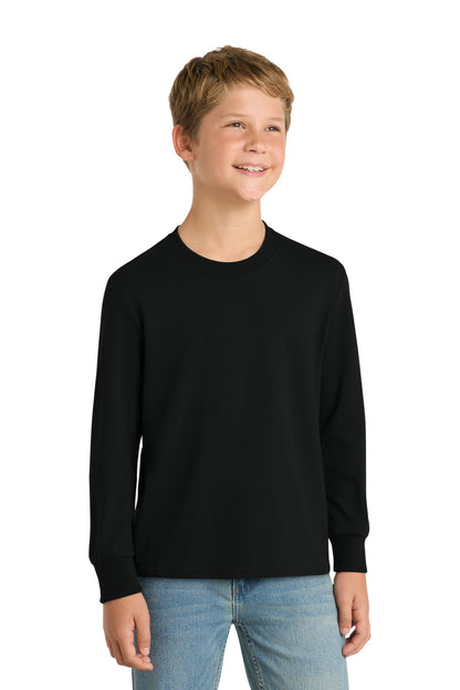 Port & Company Youth Long Sleeve Core Cotton Tee (PC54YLS)