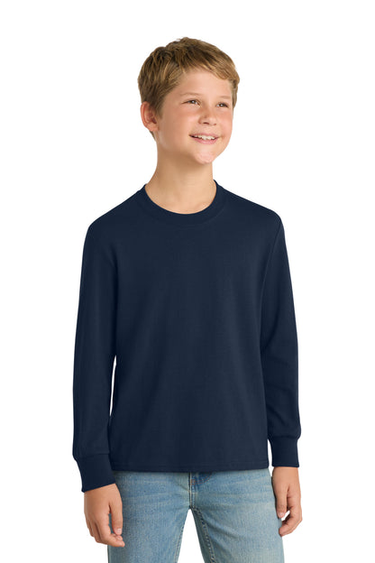 Port & Company Youth Long Sleeve Core Cotton Tee (PC54YLS)