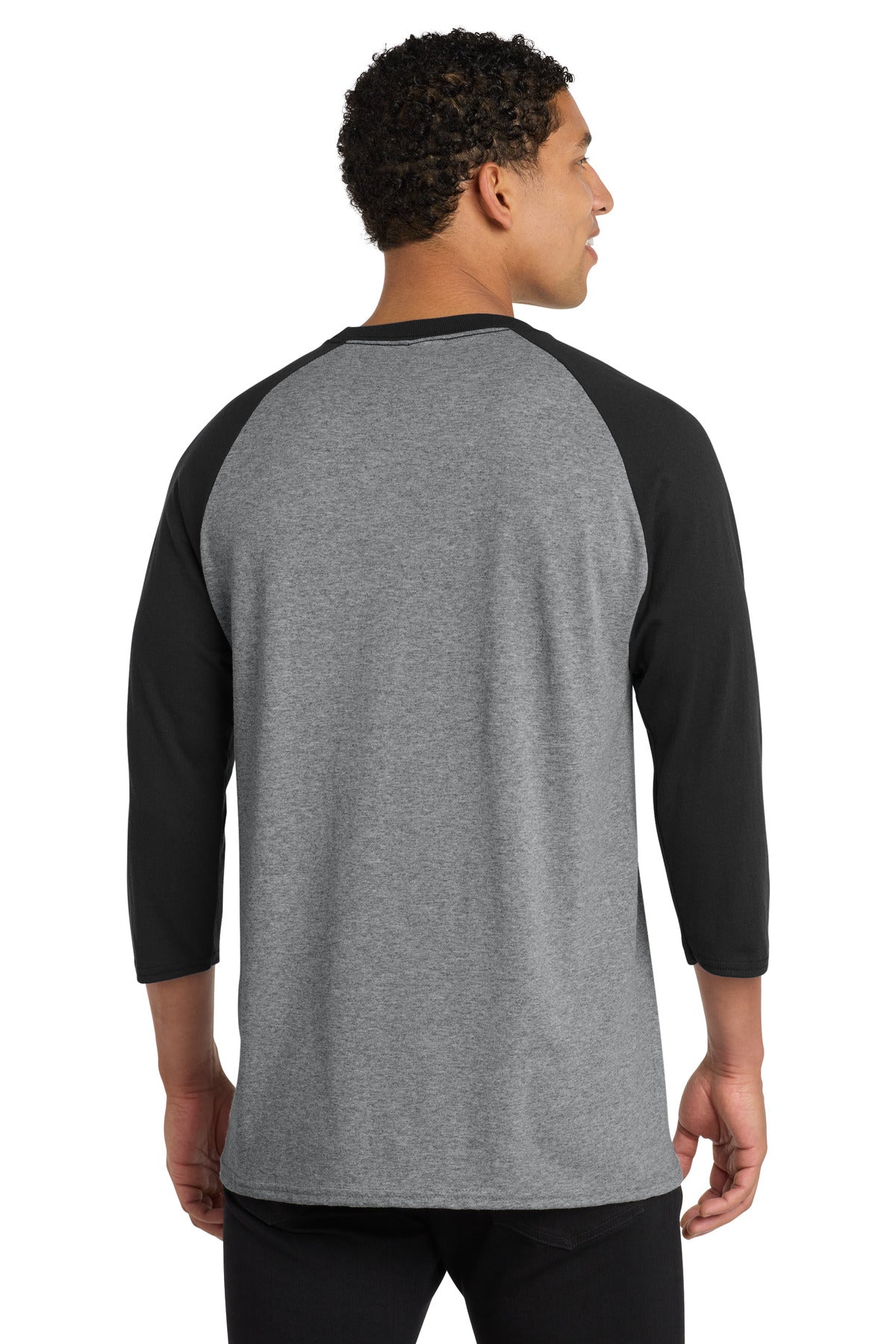 Athletic Heather/ Jet Black