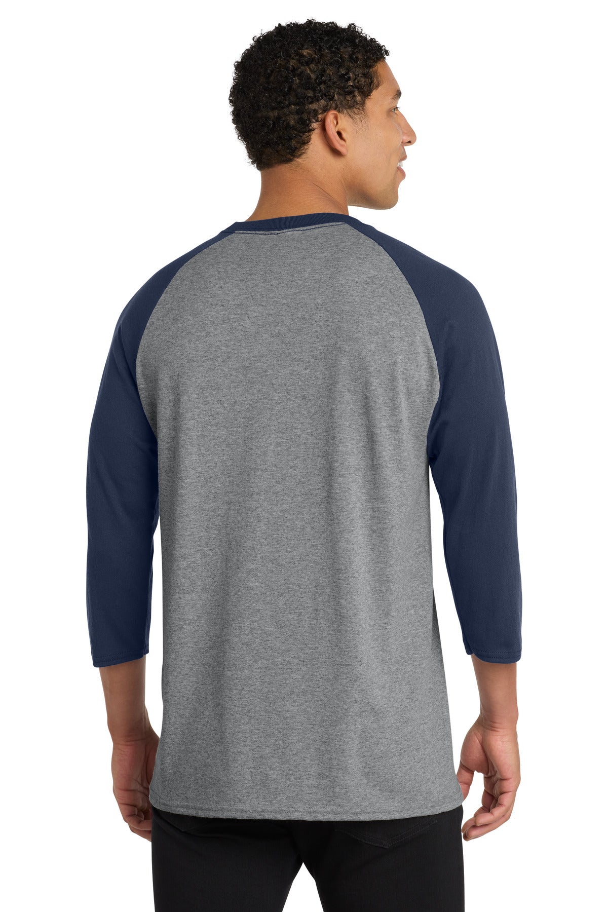 Athletic Heather/ Navy