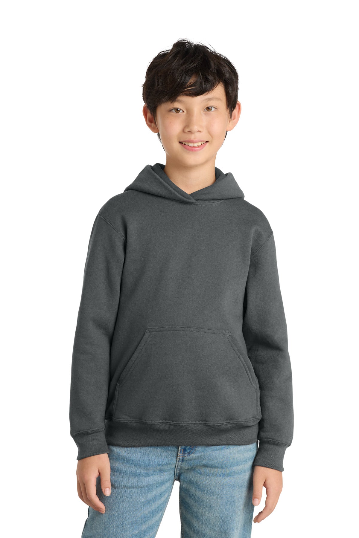 Sudadera con capucha y forro polar Youth Core de Port & Company (PC78YH)