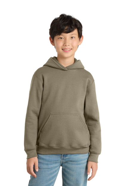 Sudadera con capucha y forro polar Youth Core de Port & Company (PC78YH)