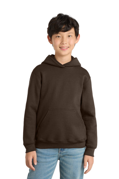 Sudadera con capucha y forro polar Youth Core de Port & Company (PC78YH)