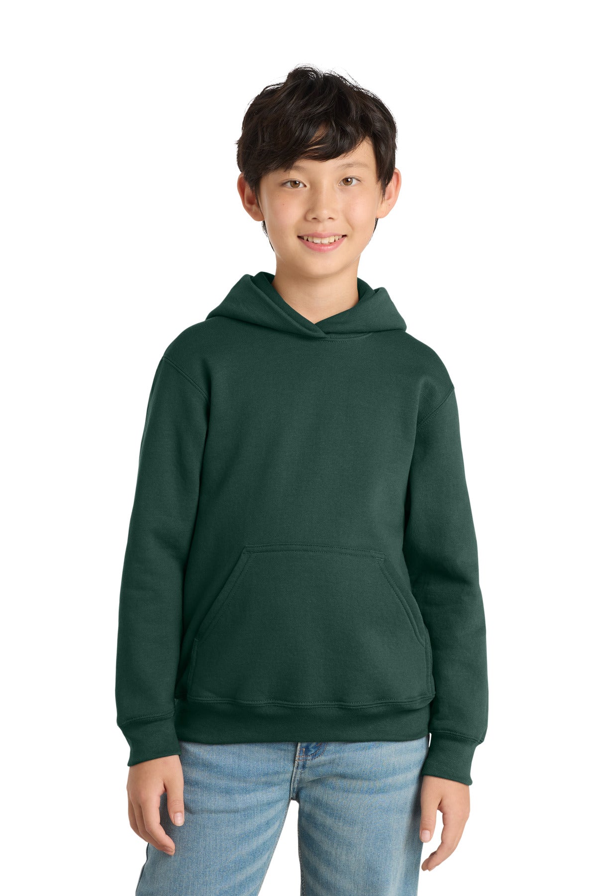 Sudadera con capucha y forro polar Youth Core de Port & Company (PC78YH)