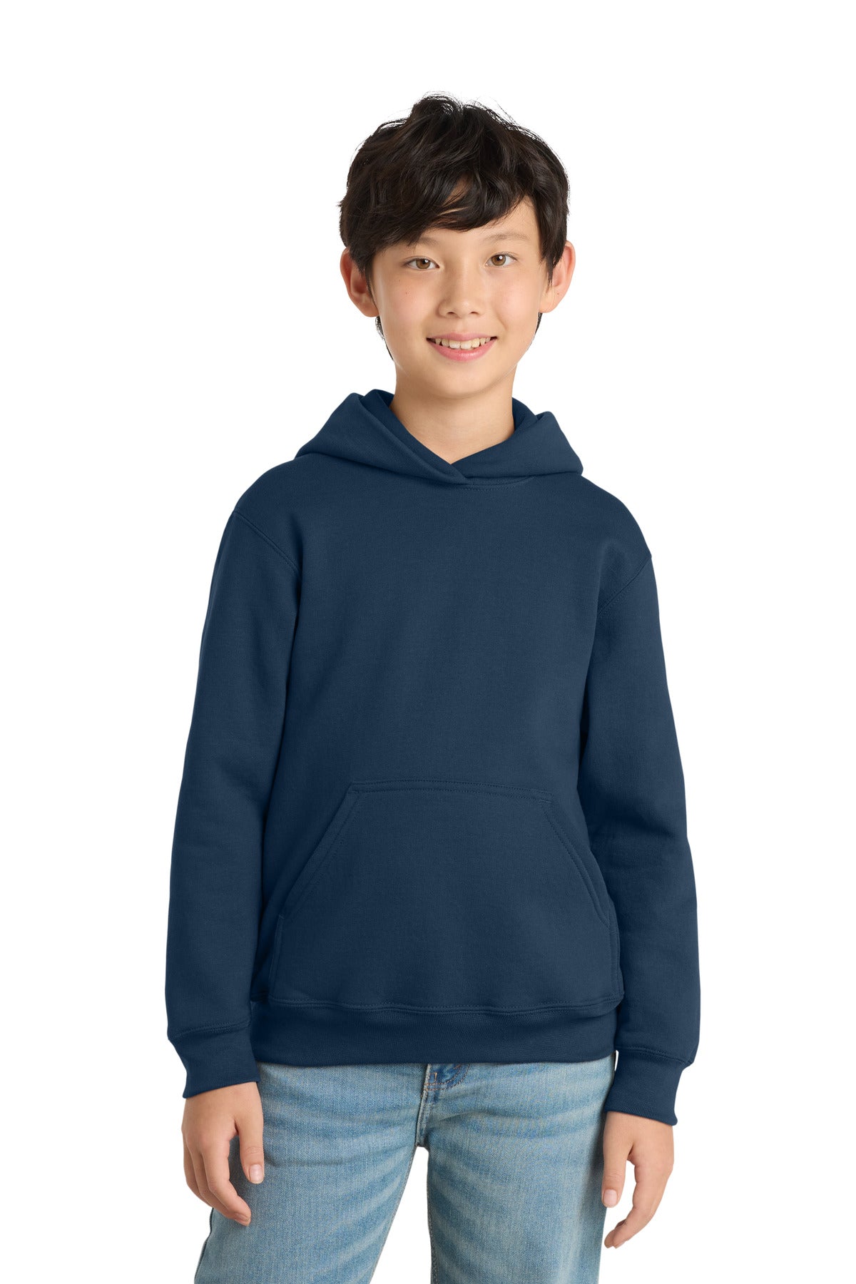 Sudadera con capucha y forro polar Youth Core de Port & Company (PC78YH)