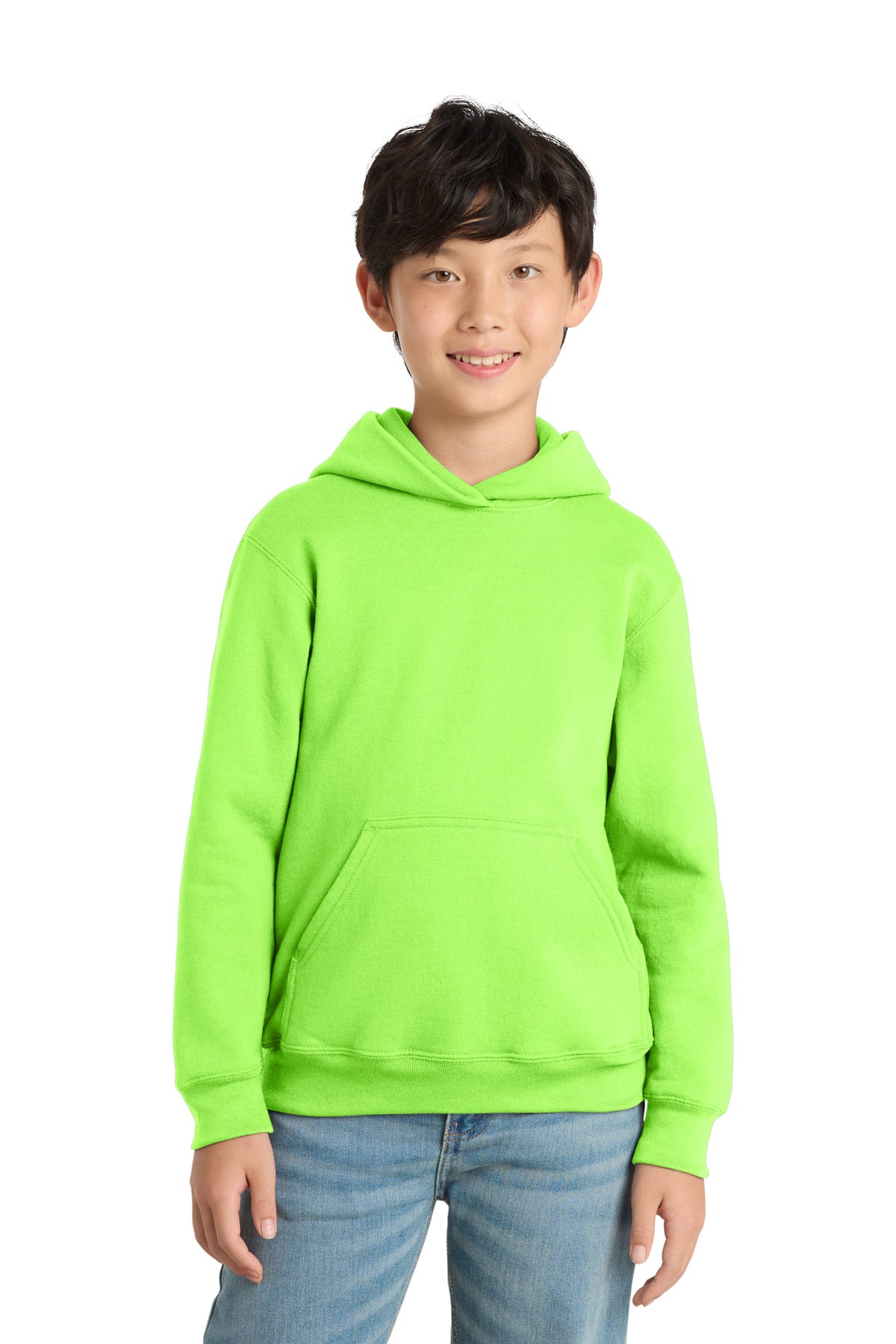 Sudadera con capucha y forro polar Youth Core de Port & Company (PC78YH)
