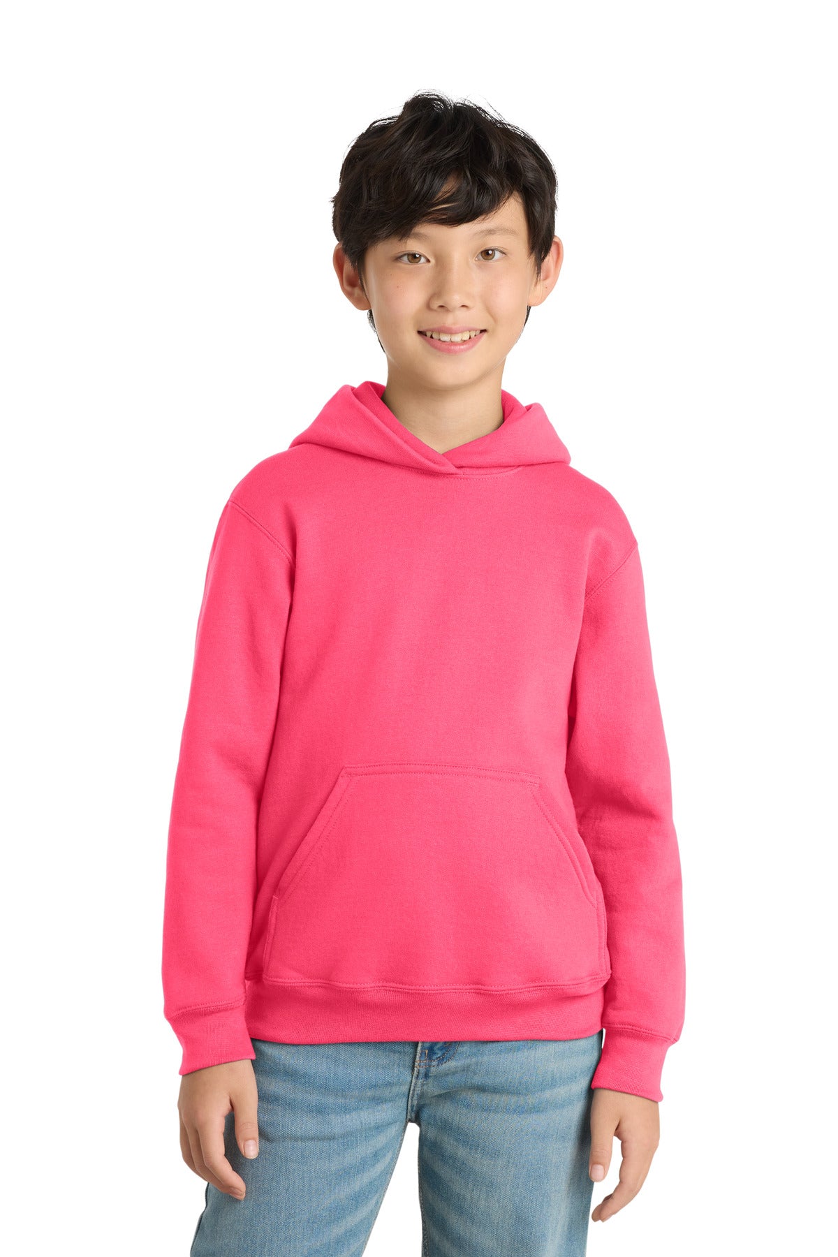 Sudadera con capucha y forro polar Youth Core de Port & Company (PC78YH)