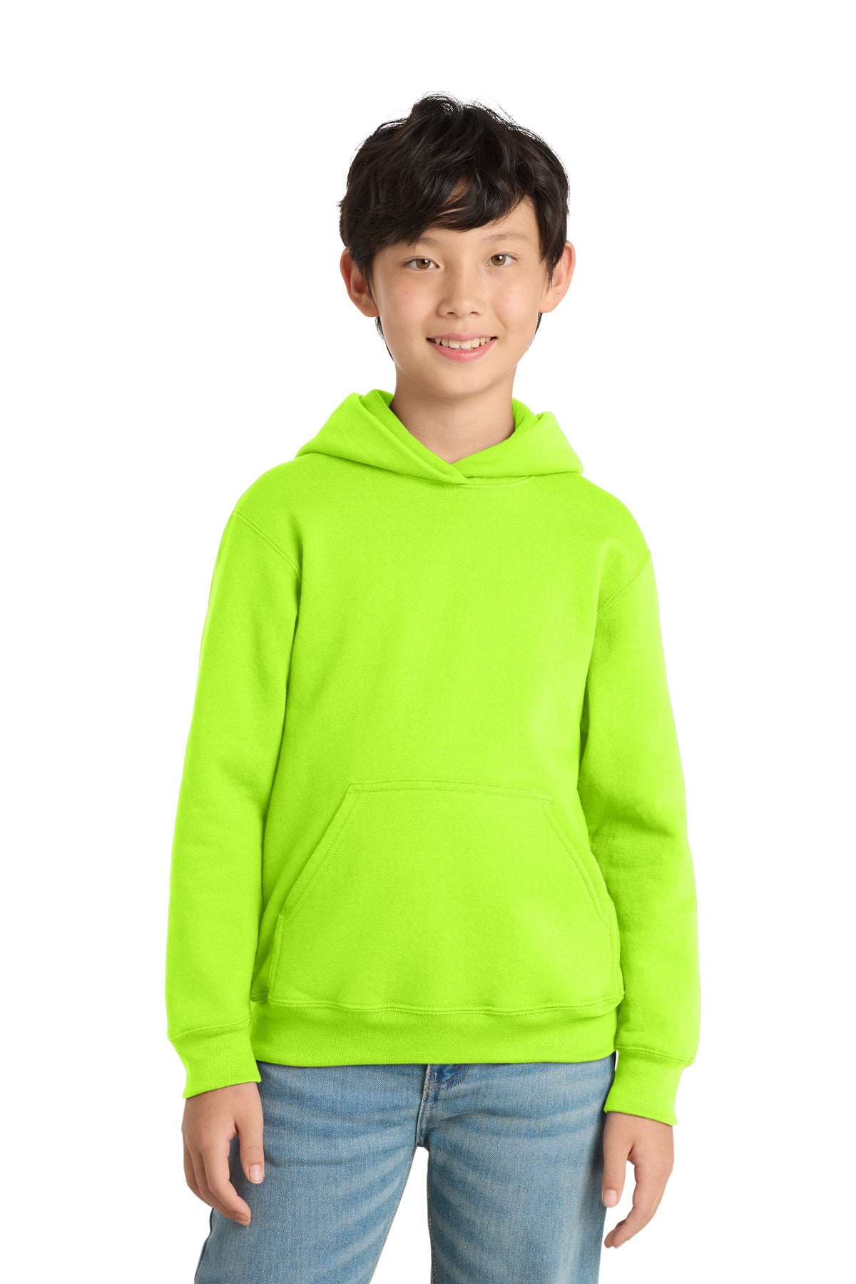 Sudadera con capucha y forro polar Youth Core de Port & Company (PC78YH)