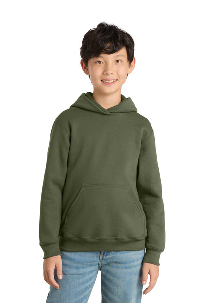 Sudadera con capucha y forro polar Youth Core de Port & Company (PC78YH)