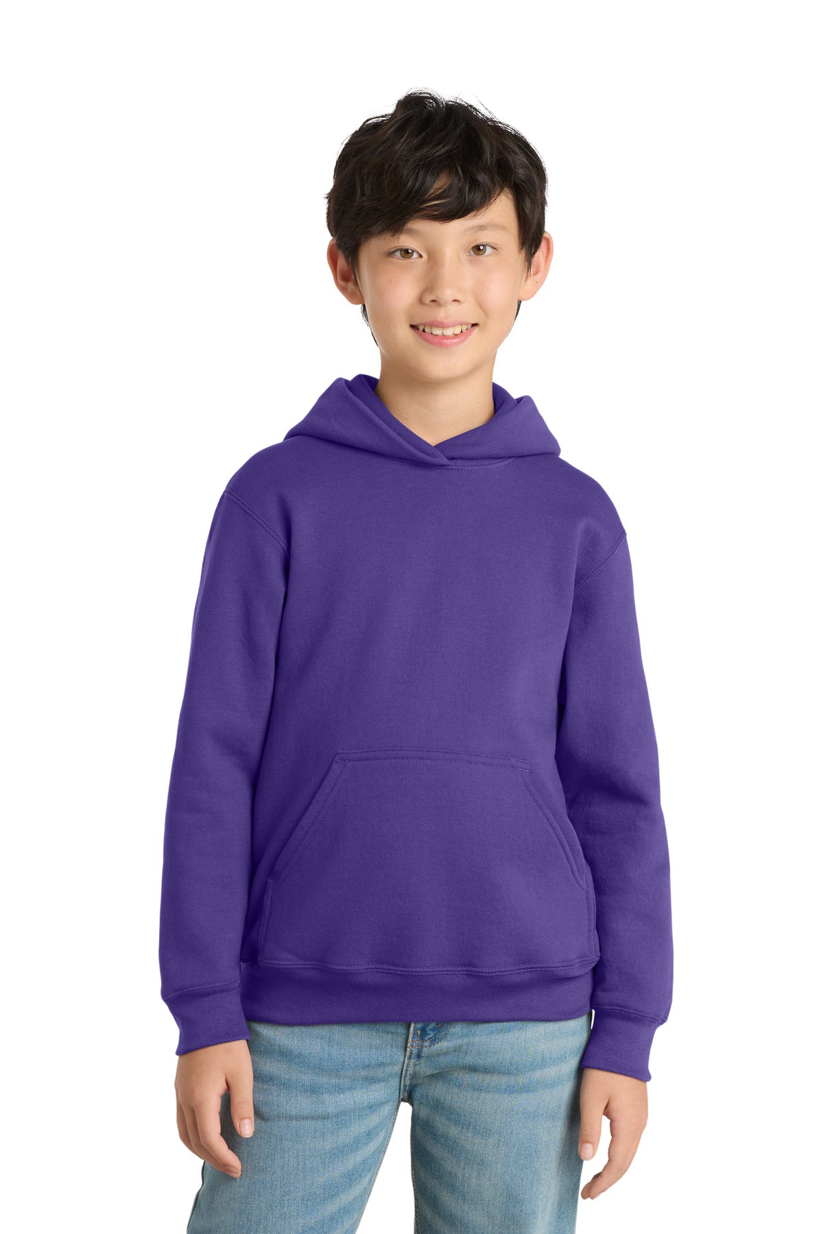 Sudadera con capucha y forro polar Youth Core de Port & Company (PC78YH)