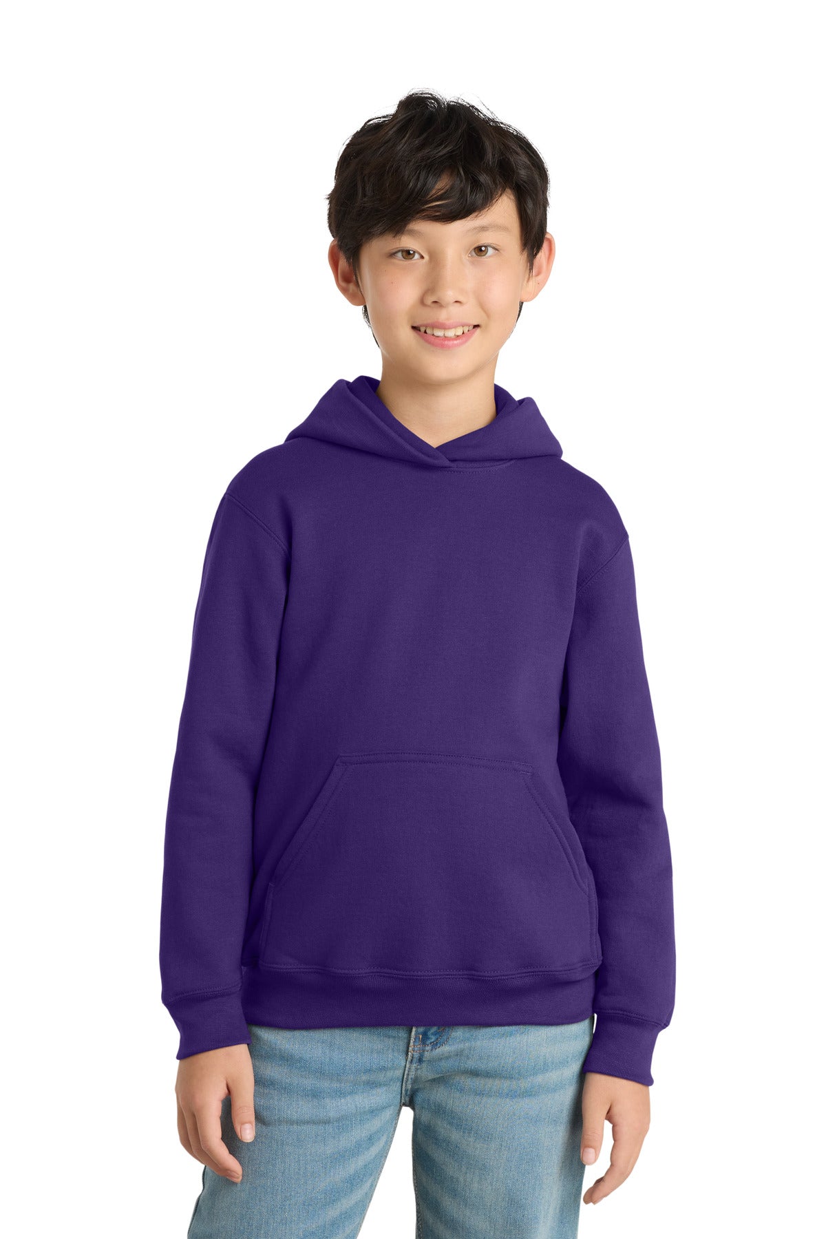 Sudadera con capucha y forro polar Youth Core de Port & Company (PC78YH)