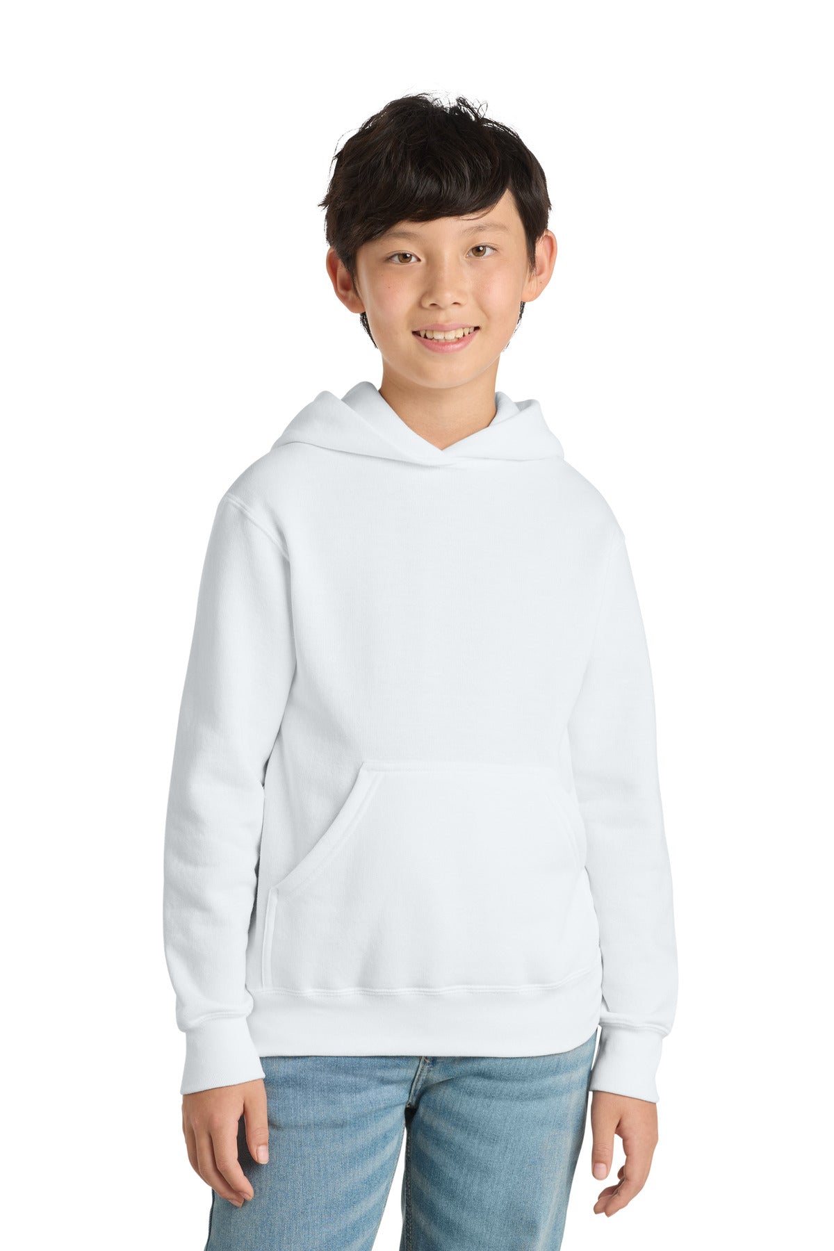 Sudadera con capucha y forro polar Youth Core de Port & Company (PC78YH)