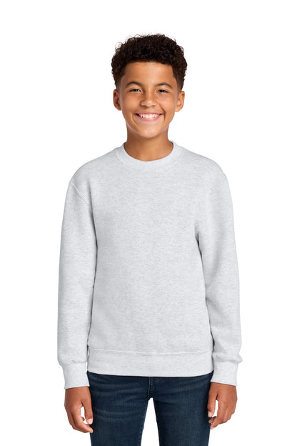 Sudadera con cuello redondo y forro polar Youth Core de Port & Company (PC78Y)