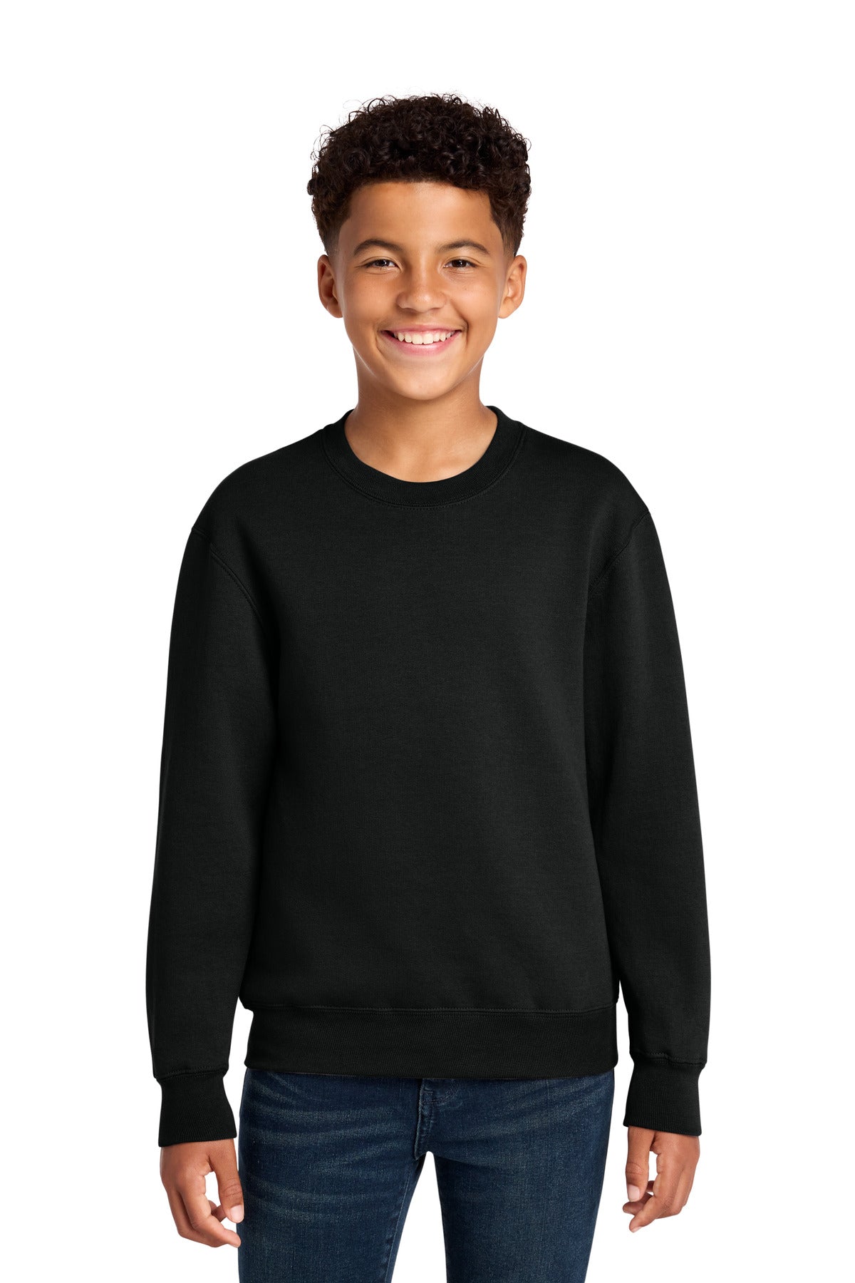 Sudadera con cuello redondo y forro polar Youth Core de Port & Company (PC78Y)