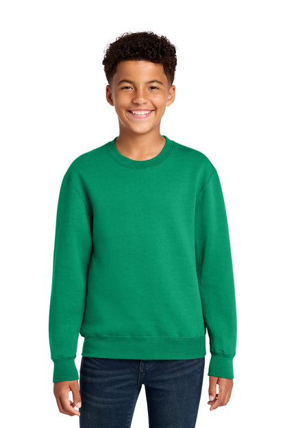 Sudadera con cuello redondo y forro polar Youth Core de Port & Company (PC78Y)