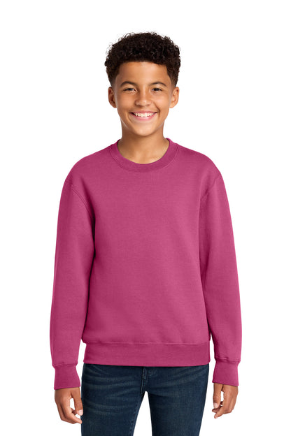 Sudadera con cuello redondo y forro polar Youth Core de Port & Company (PC78Y)