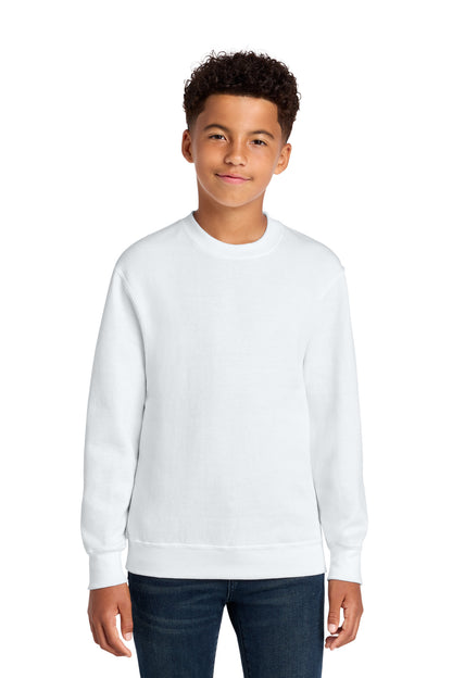 Sudadera con cuello redondo y forro polar Youth Core de Port & Company (PC78Y)
