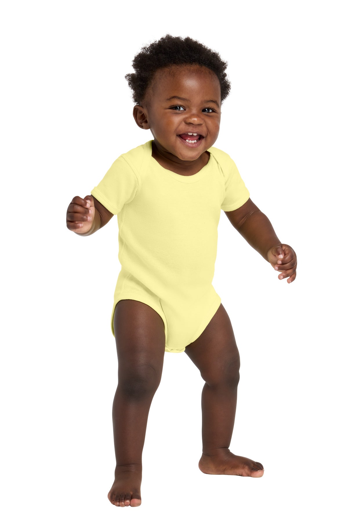 Rabbit Skins Infant Short Sleeve Baby Rib Bodysuit (RS4400)