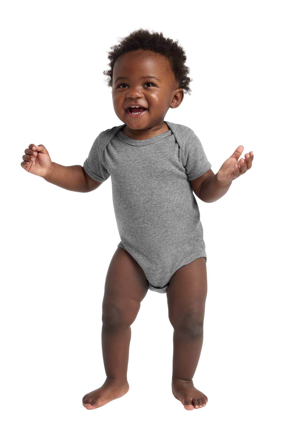 Rabbit Skins Infant Short Sleeve Baby Rib Bodysuit (RS4400)