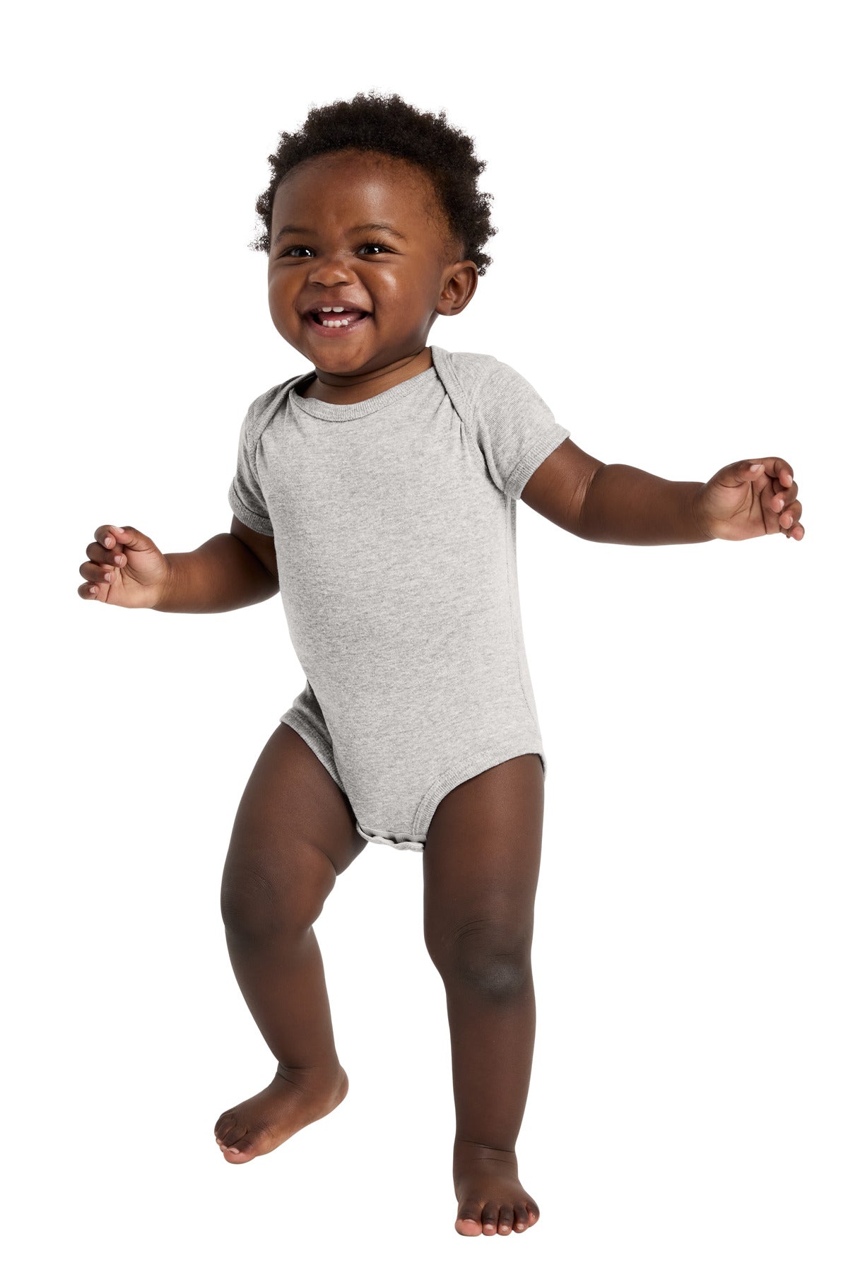 Rabbit Skins Infant Short Sleeve Baby Rib Bodysuit (RS4400)