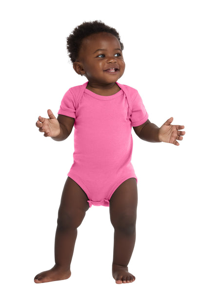 Rabbit Skins Infant Short Sleeve Baby Rib Bodysuit (RS4400)