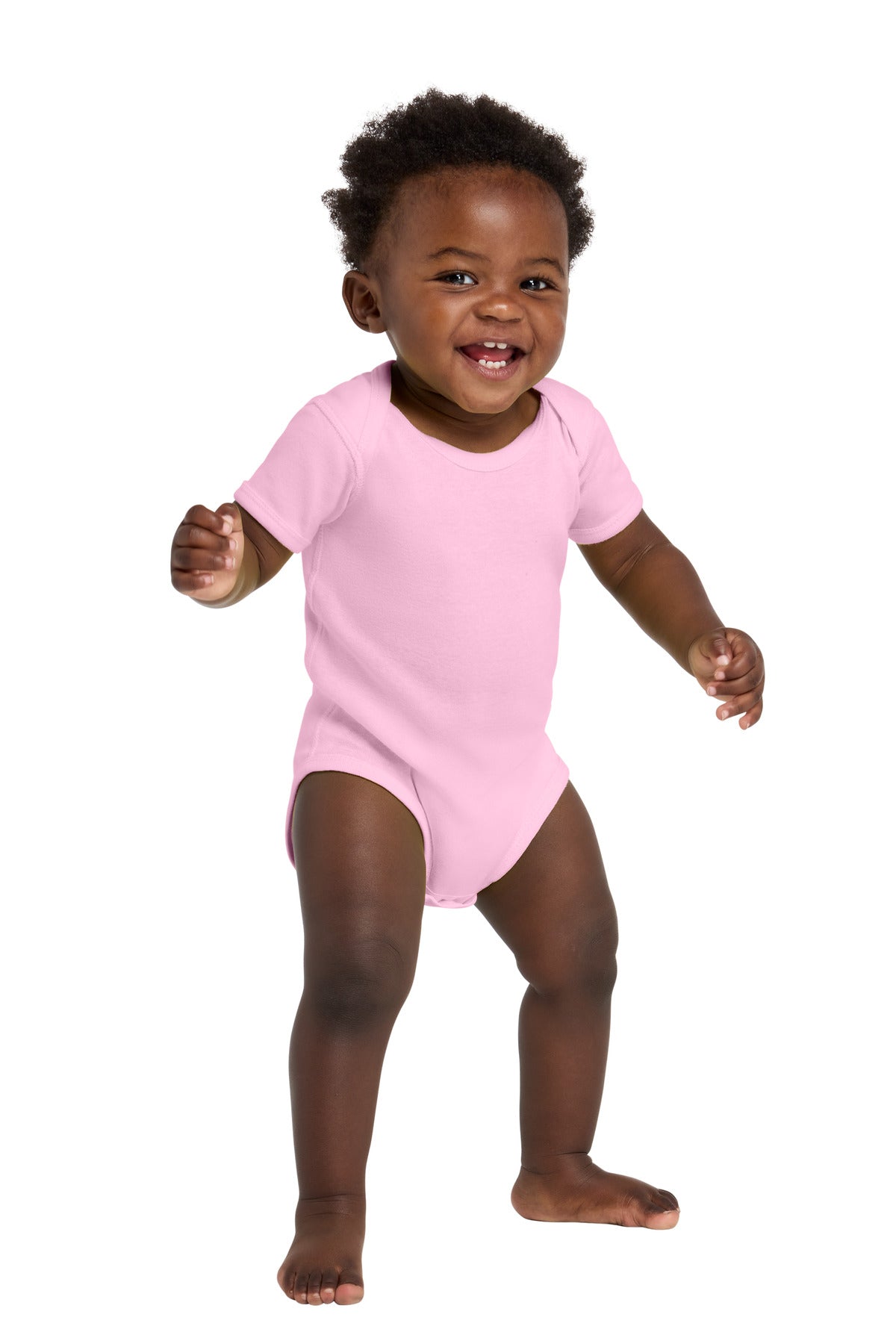Rabbit Skins Infant Short Sleeve Baby Rib Bodysuit (RS4400)