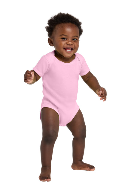 Rabbit Skins Infant Short Sleeve Baby Rib Bodysuit (RS4400)
