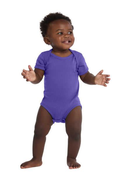 Rabbit Skins Infant Short Sleeve Baby Rib Bodysuit (RS4400)
